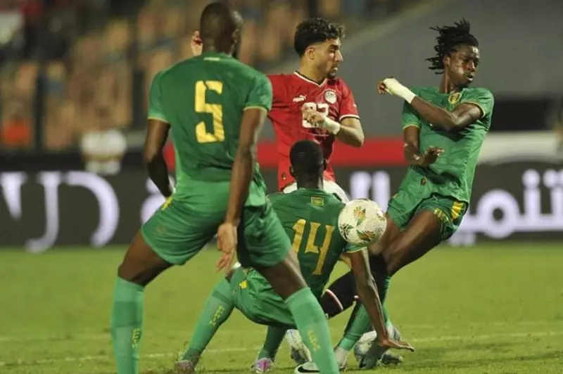 جانب من لقاء مصر وموريتانيا